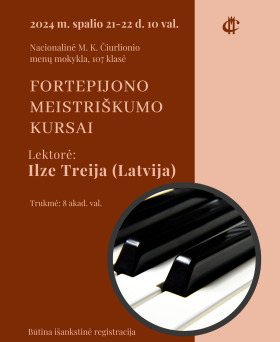 I. Treija (Latvija) fortepijono meistriškumo kursai